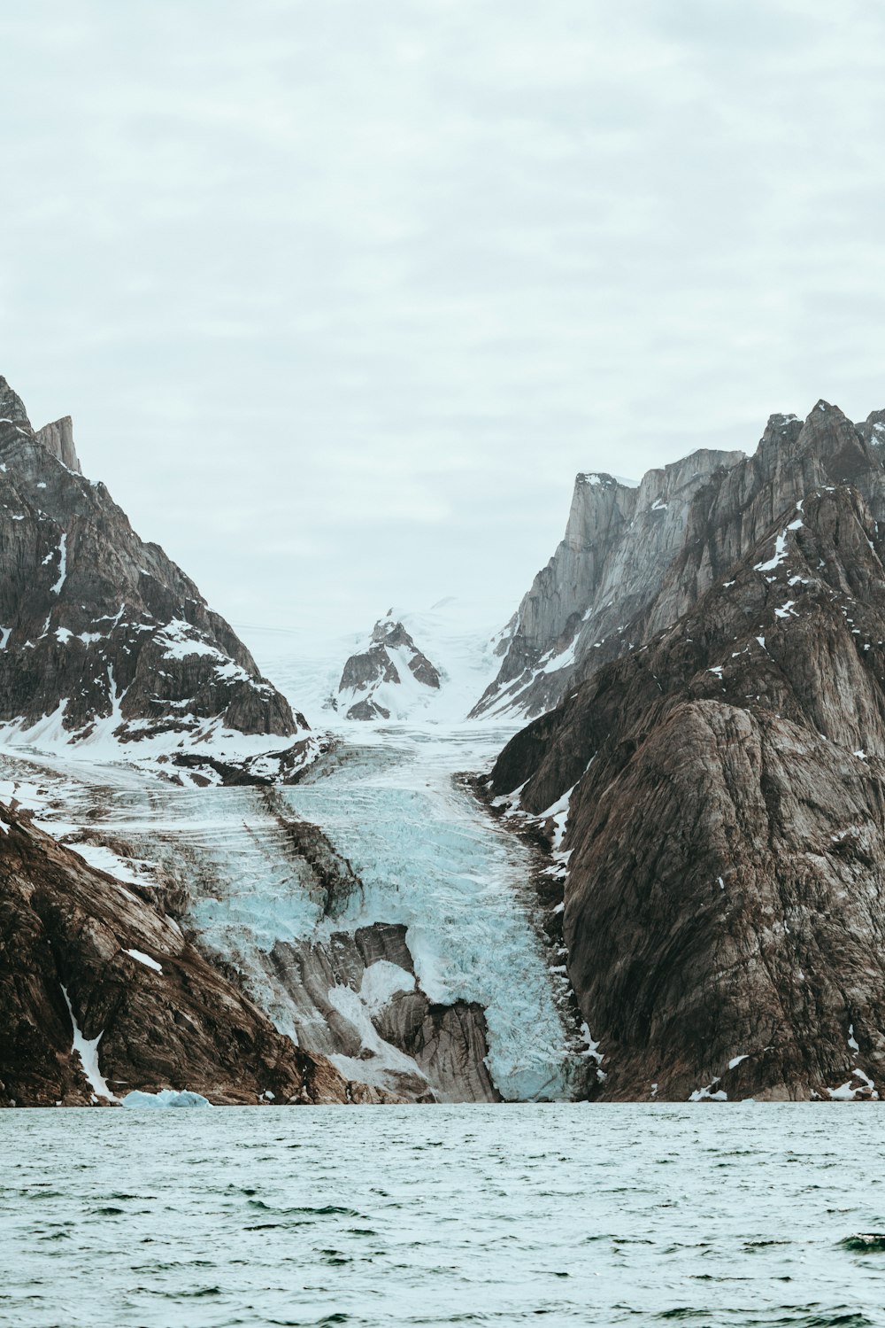 snowcapped mountains