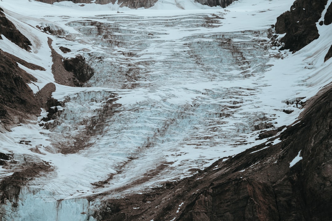 snowcapped land