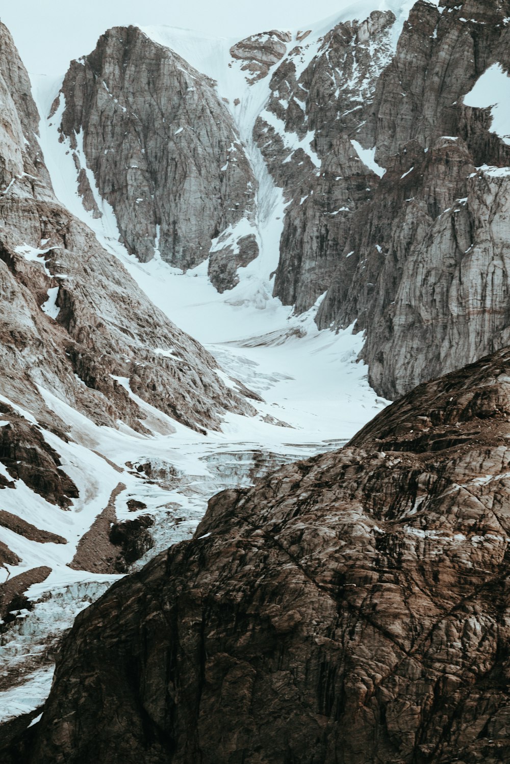 snowcapped mountains