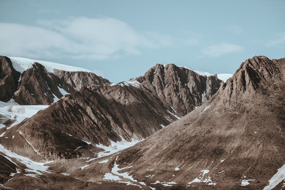 brown mountains during daytime