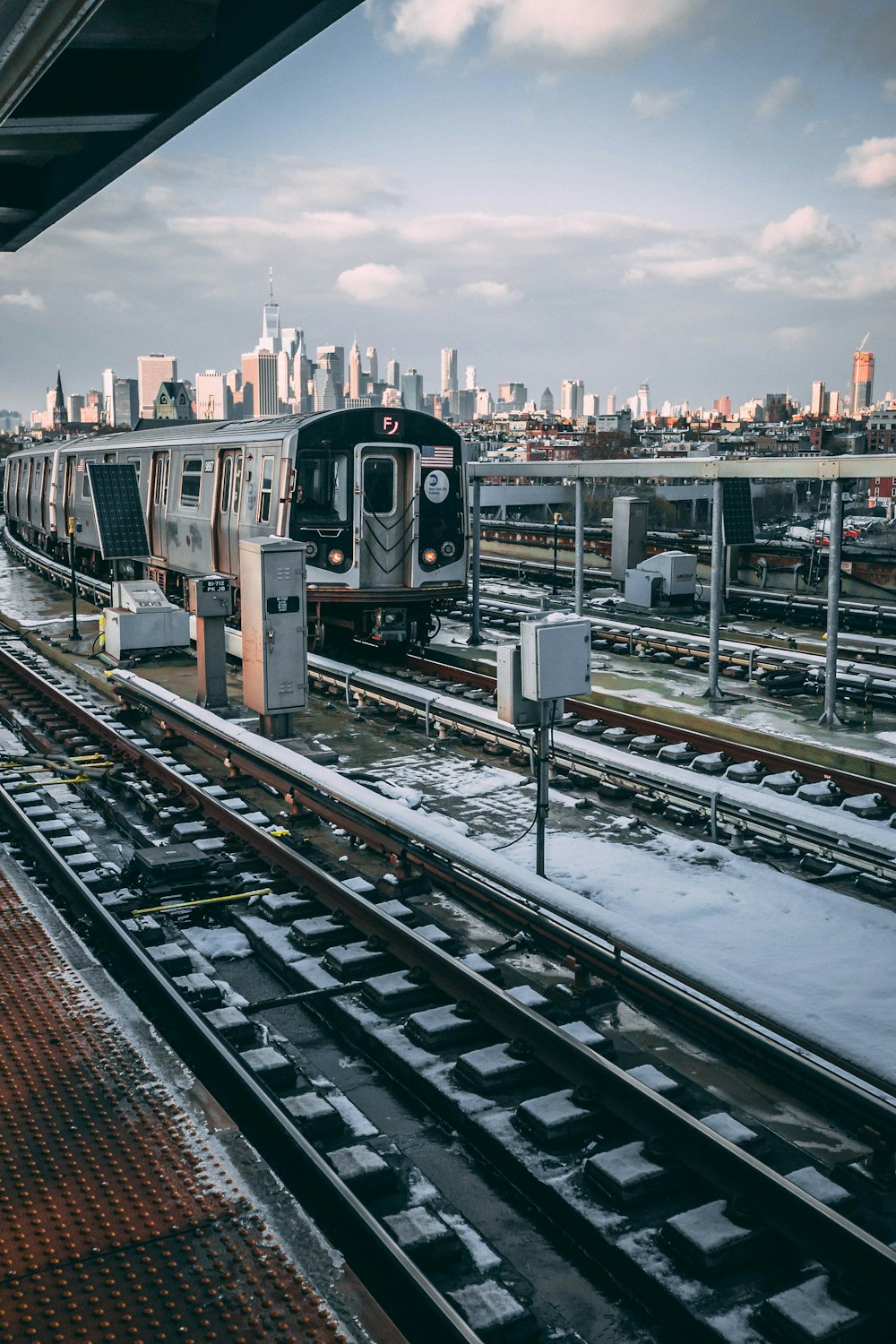 gray and black train during daytime