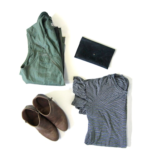 A selection of coordinating joggers and leggings displayed elegantly.