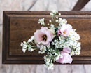 pink and white flowers