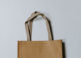 beige eco bag