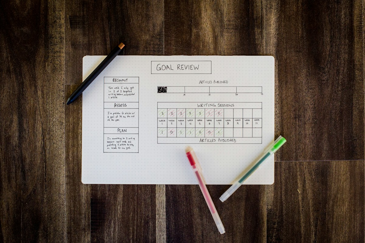 Three colorful pens on a blank sheet of paper, ideal for jotting down spirit day ideas for high school planning.