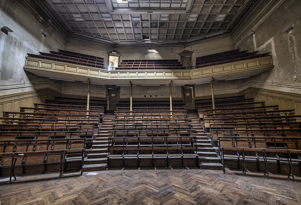 brown theater seat