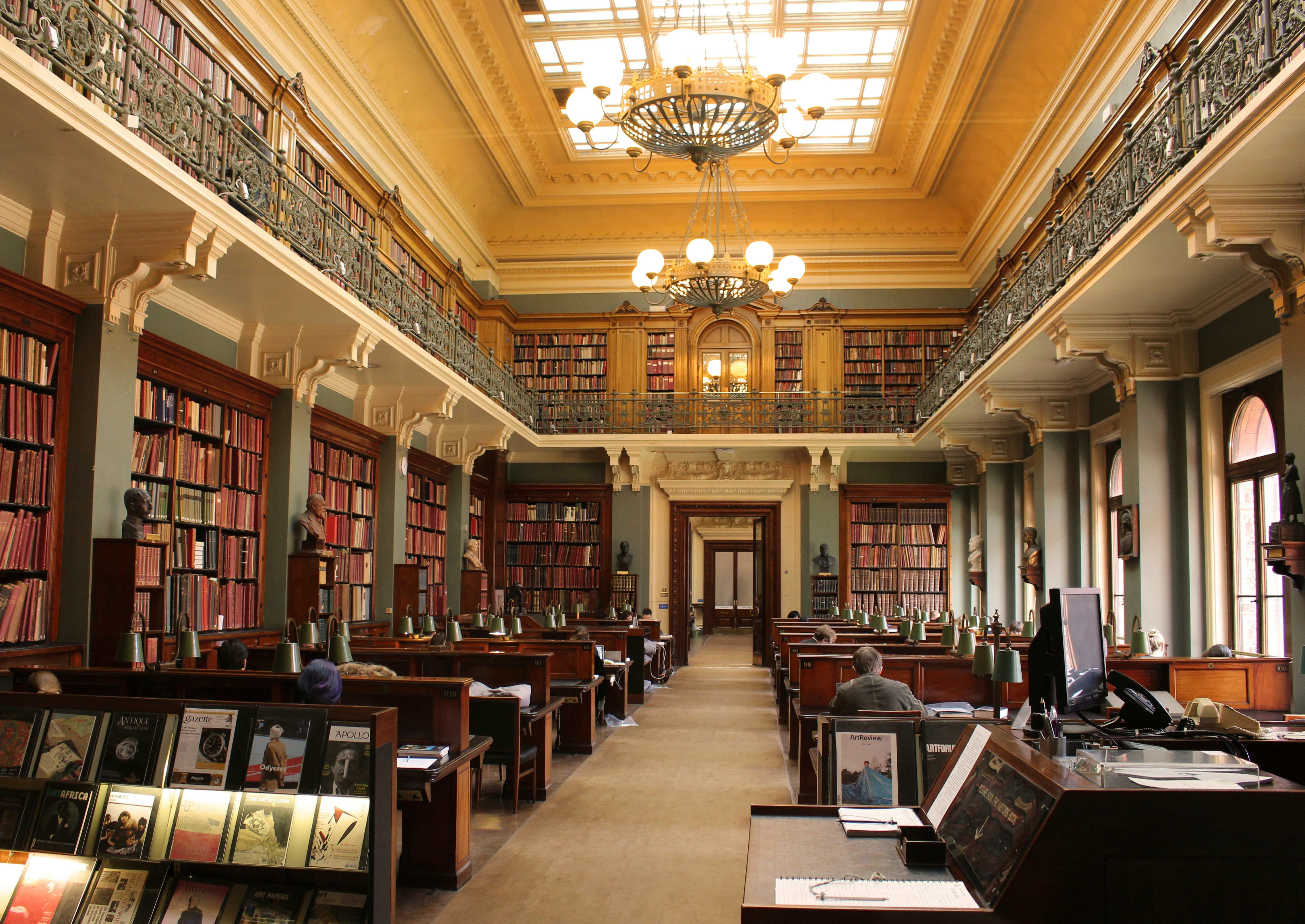 Study vibes in London’s National Art Library