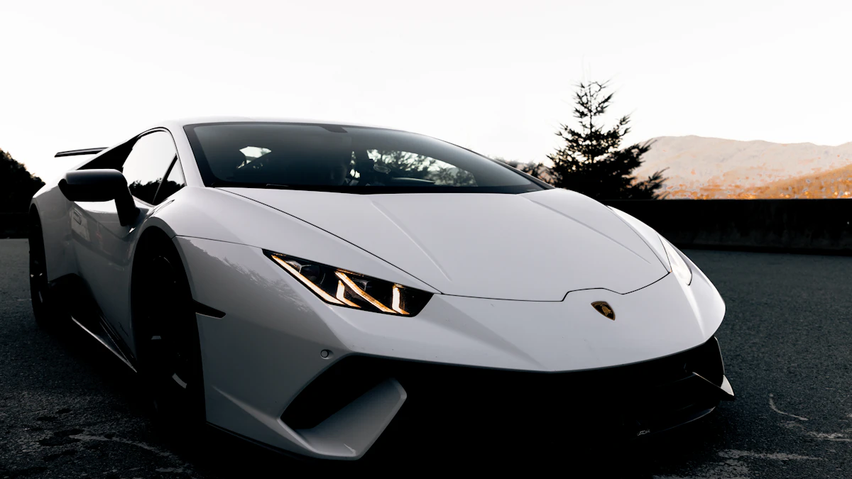 Supercar Driving on Highway