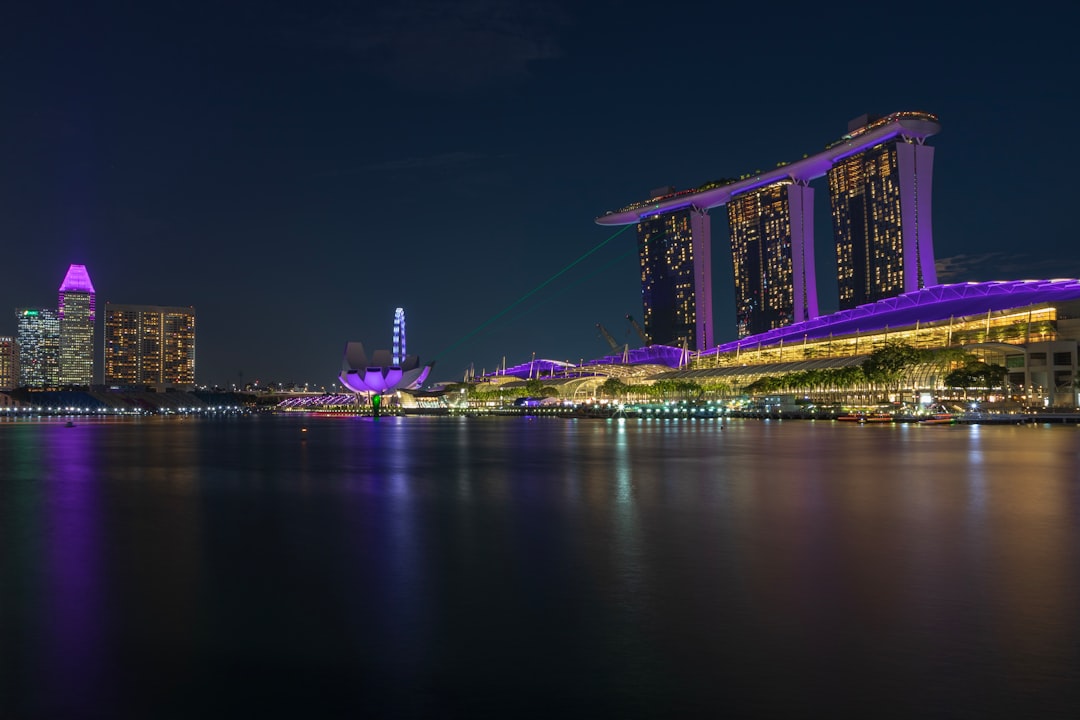 Marina Bay Sands, Singapore at night