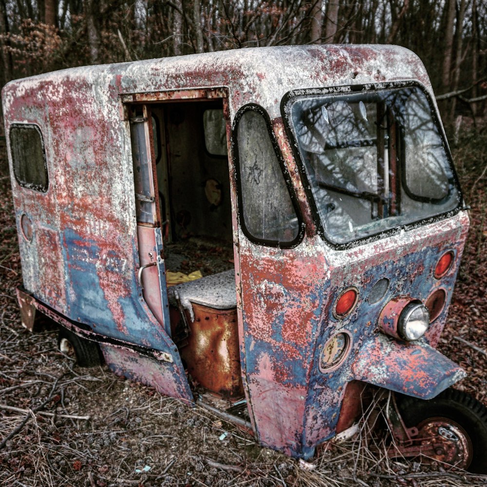 parked auto-rickshaw