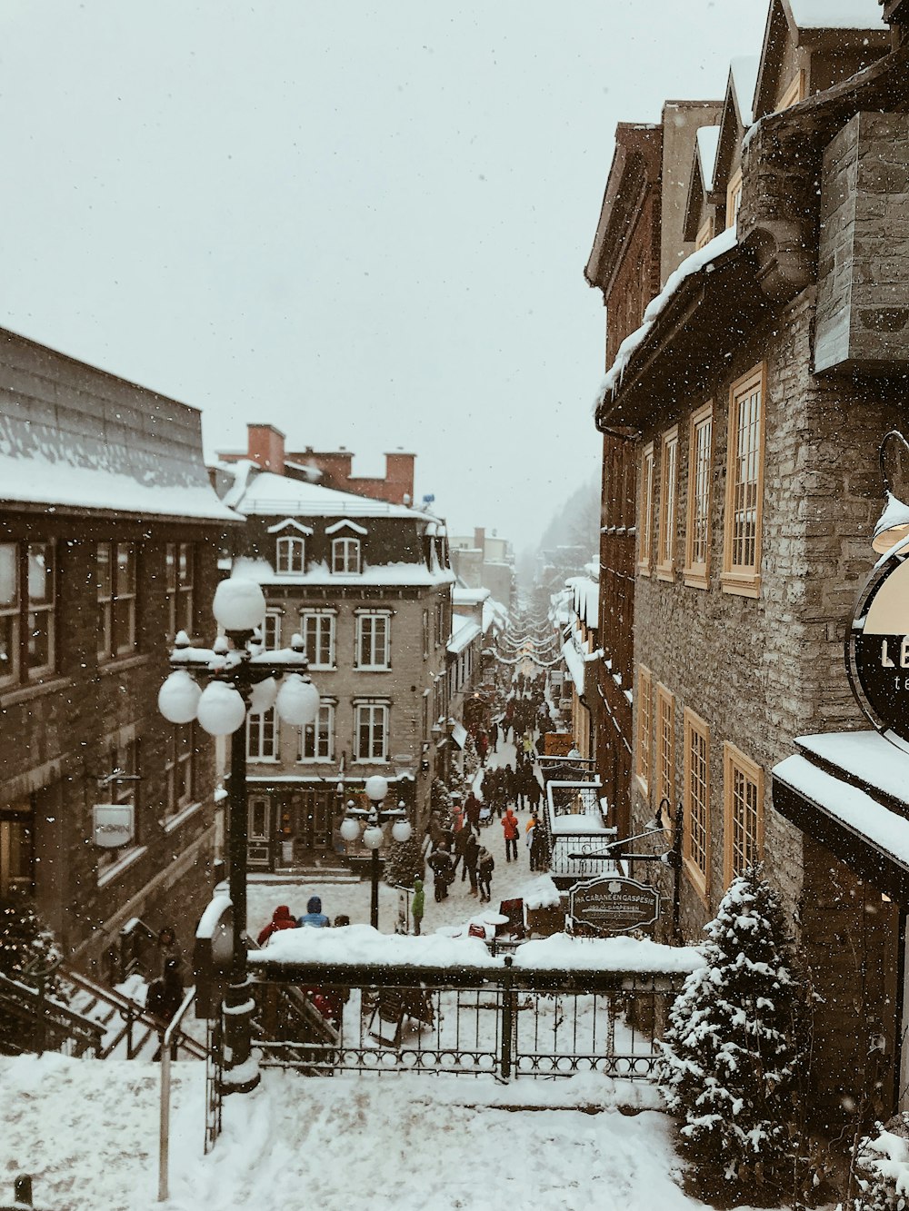 snowy village