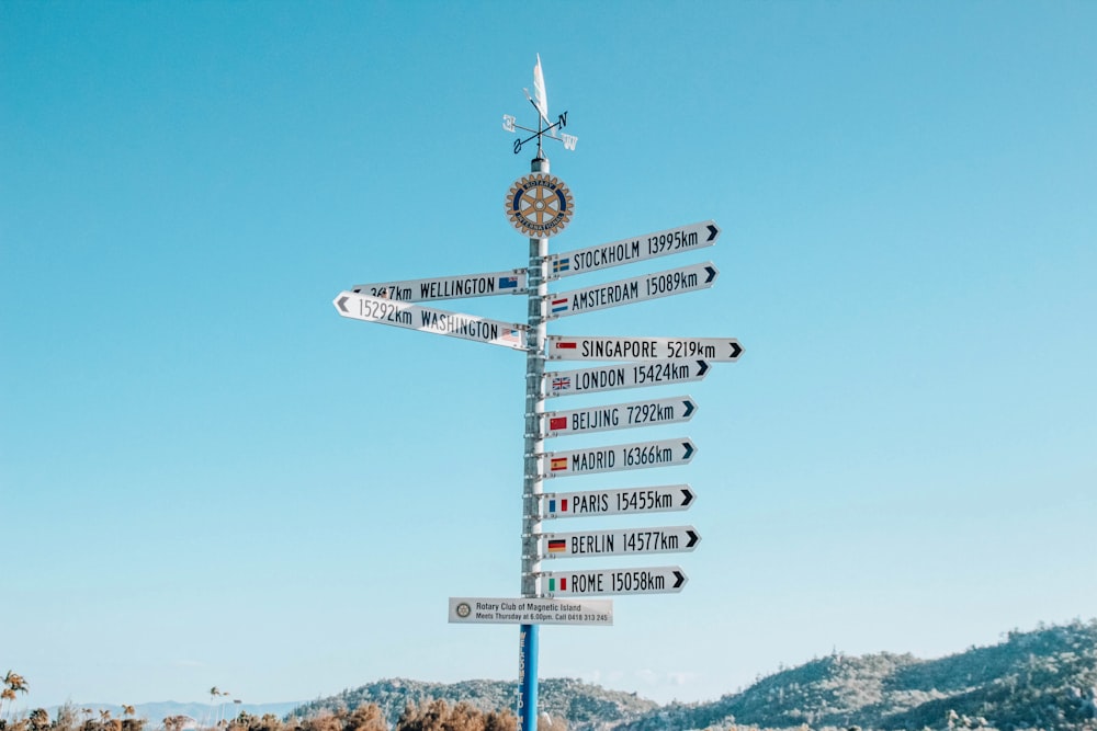 gray street signage