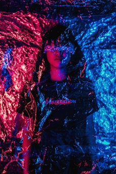 black and beige female doll