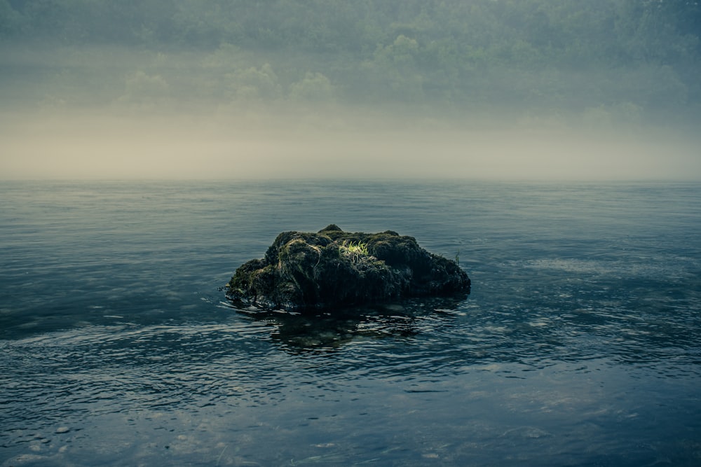 island surrounded by water