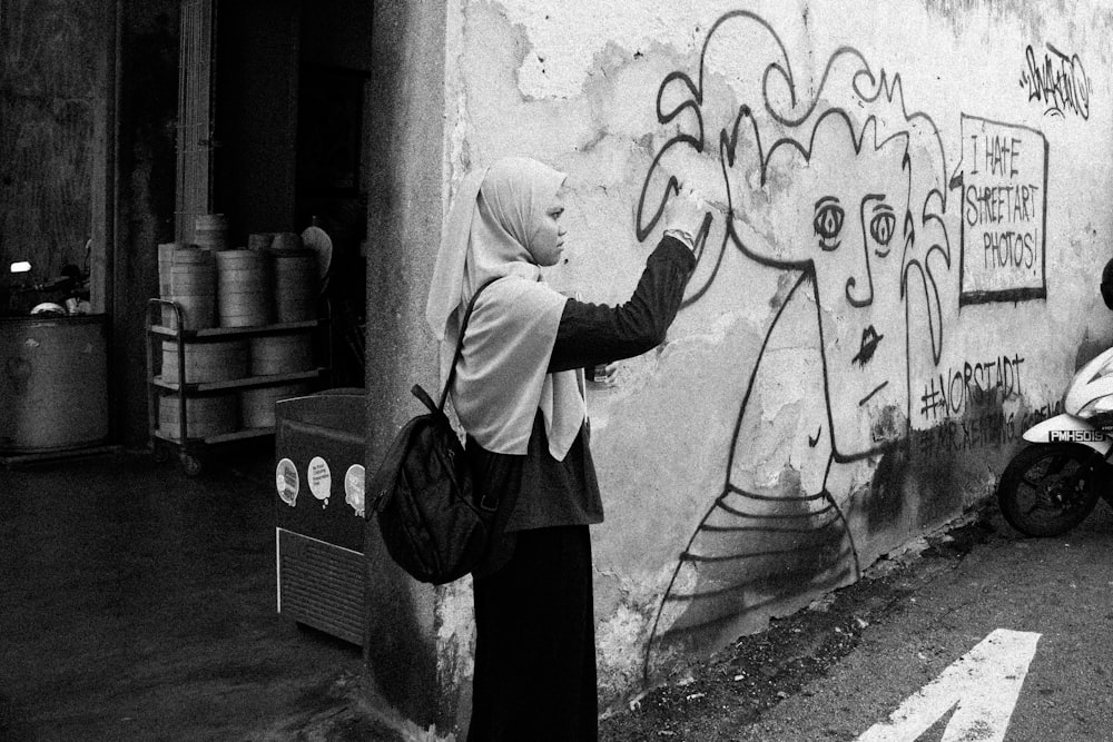 woman wearing hijab headdress