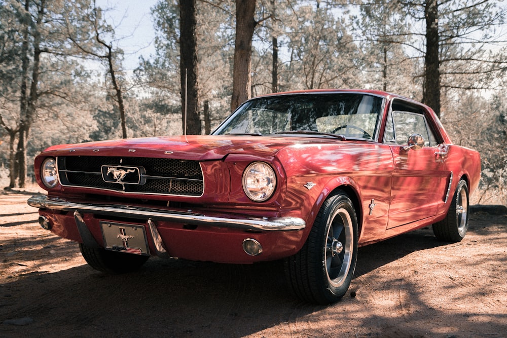 pink Ford Mustang