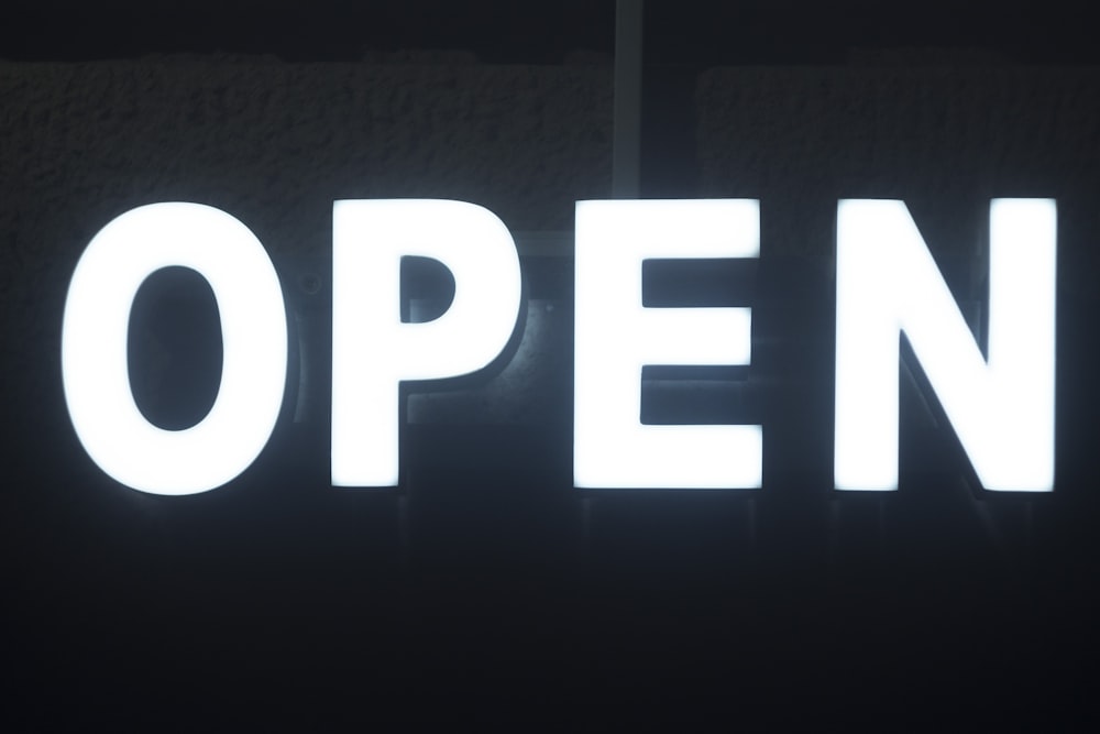 OPEN LED signage