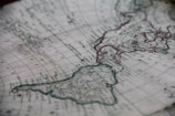 close-up photography of world map