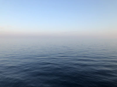 calm blue sea