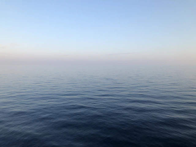 calm blue sea