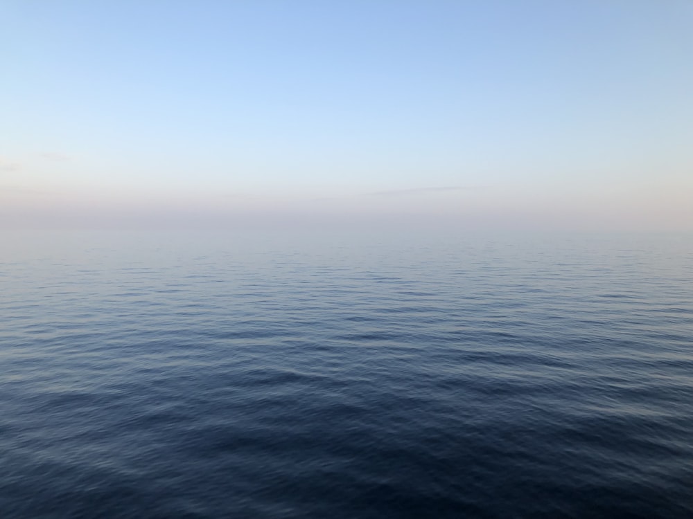 calm blue sea
