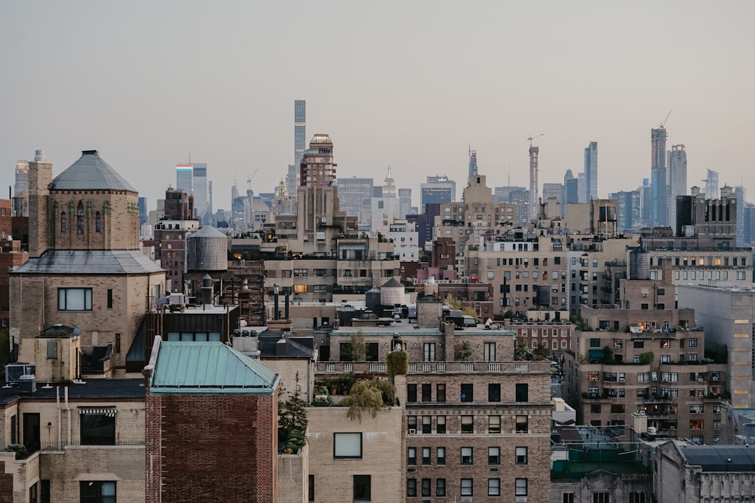 low-angle photography of city during daytime\