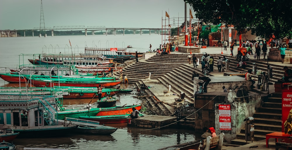 boats at the port during day