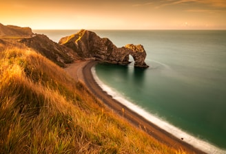 landscape photography of seashore