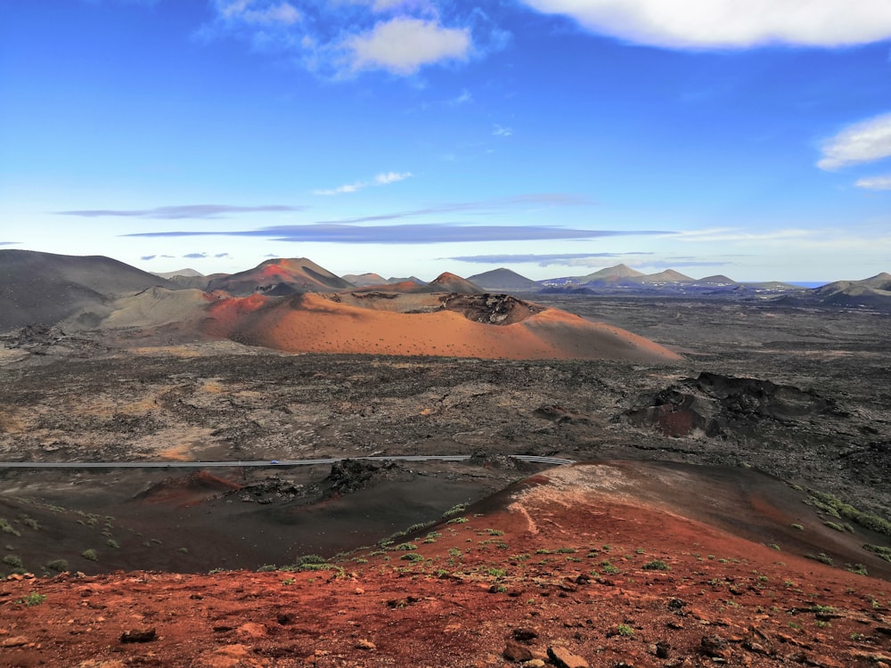 aerial photography of mountain during daytime