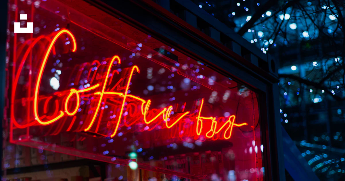 Red Coffee boo neon sign photo – Free Light Image on Unsplash
