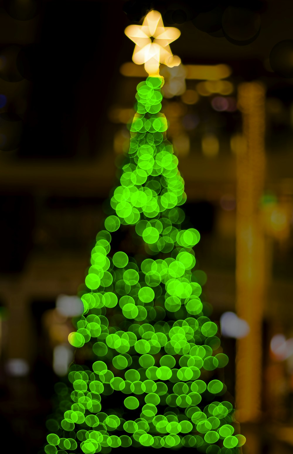 green Christmas tree