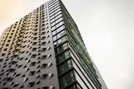 Contemporary building exterior showcasing innovative design.