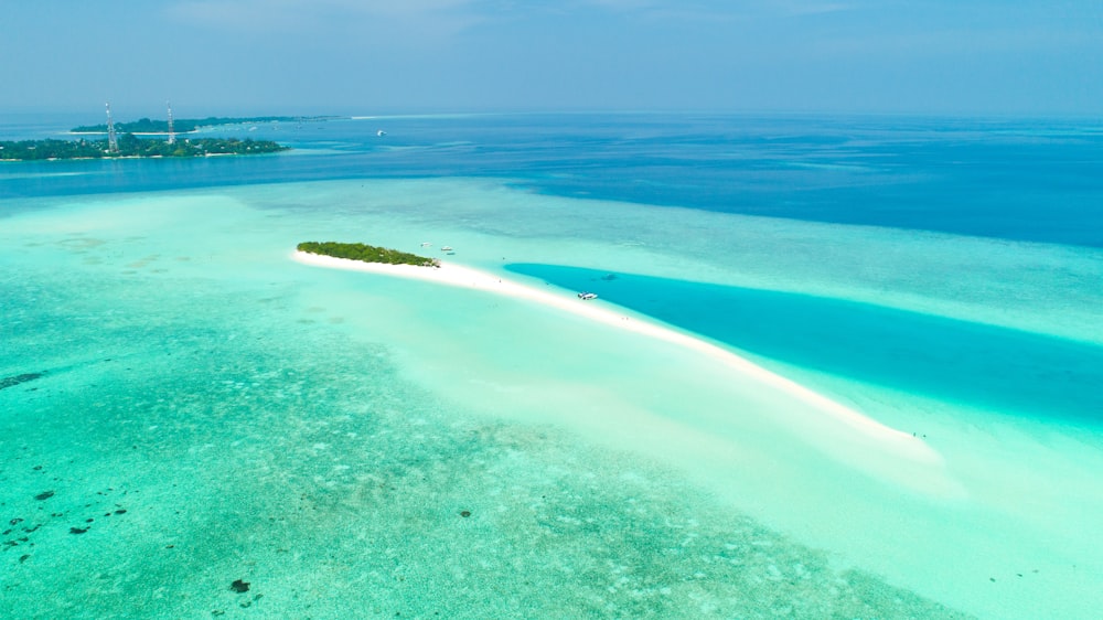 aerial view photography of body of water