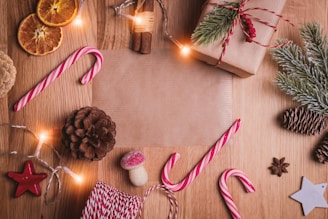 assorted Christmas ornaments