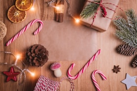 assorted Christmas ornaments