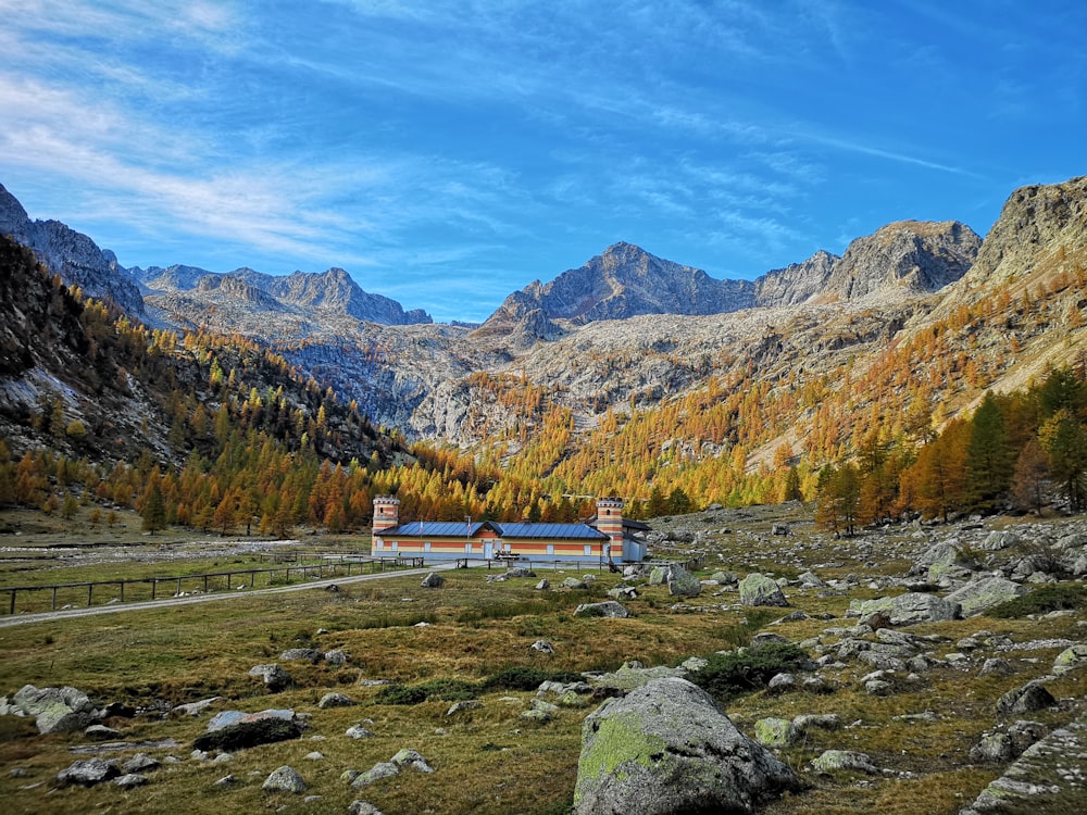 view of house near mountain during daytime