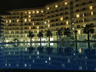 hotel resort with outdoor pool