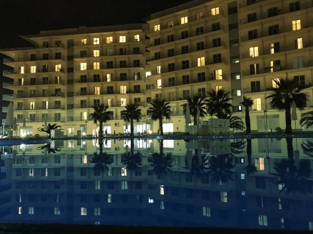 hotel resort with outdoor pool