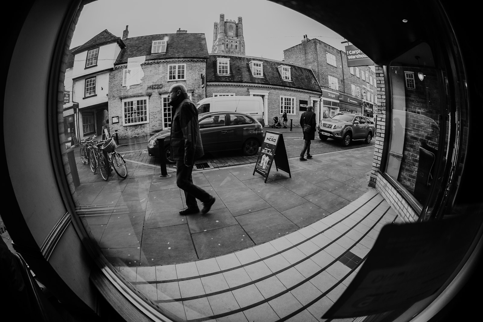 Canon EOS 5D Mark III + Canon EF 8-15mm F4L Fisheye USM sample photo. Grayscale photo of person photography