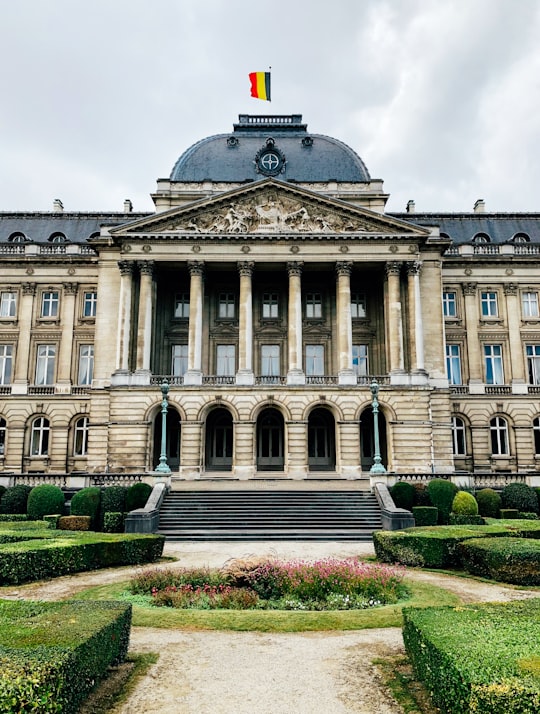 beige and black buildinf in Brussels Park Belgium