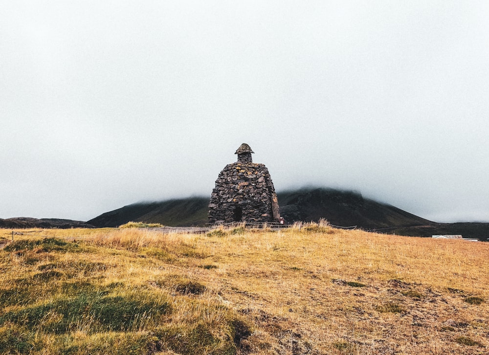 pile of stones on hill