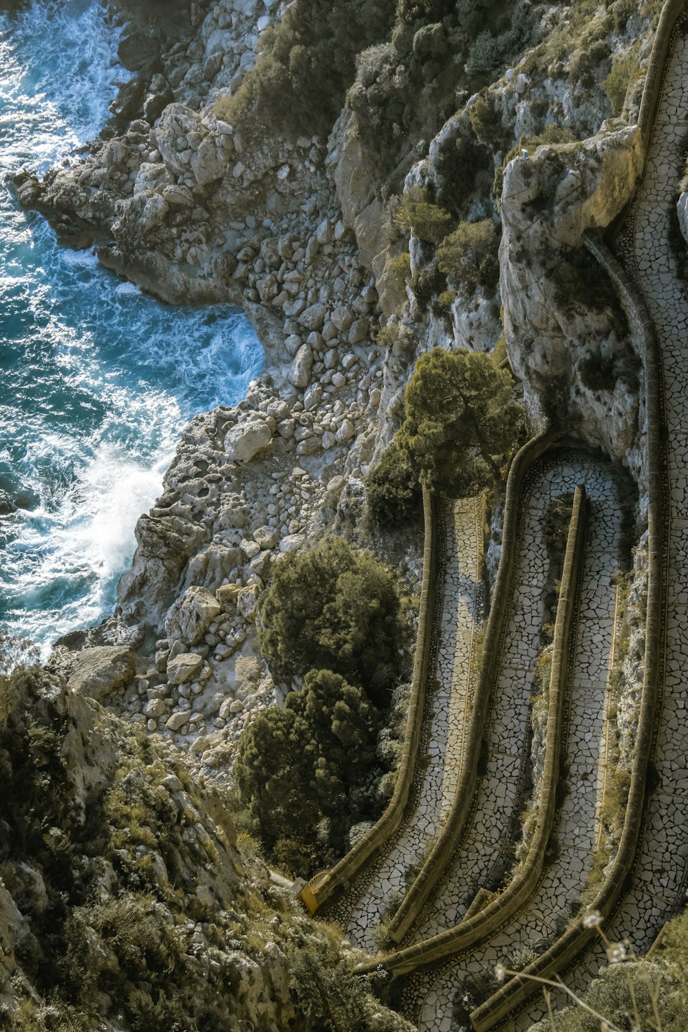 Vista aérea de las Montañas Rocosas