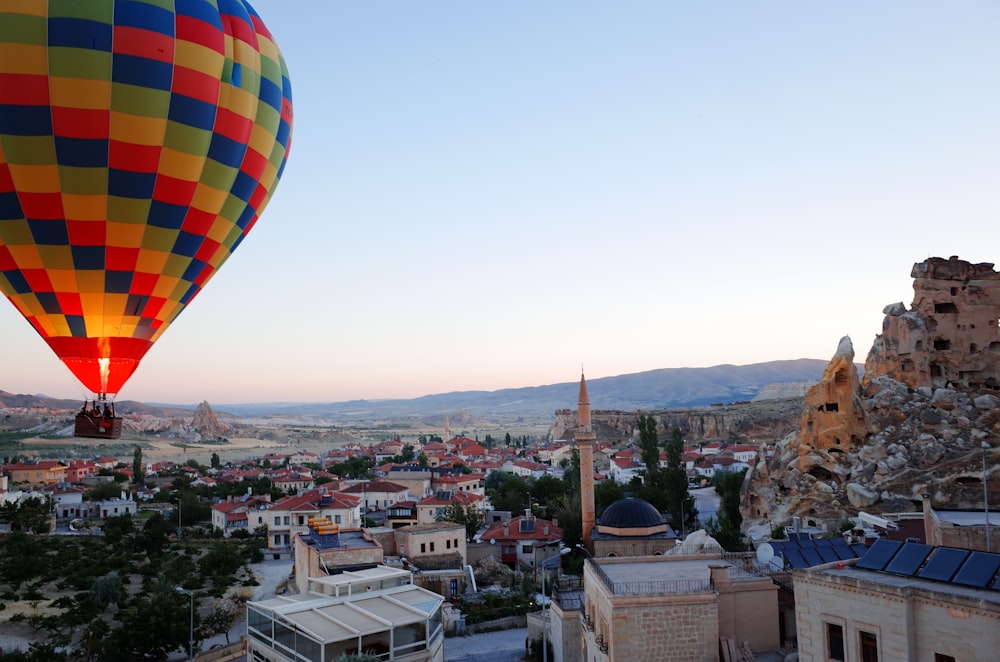 hot air balloon on id air