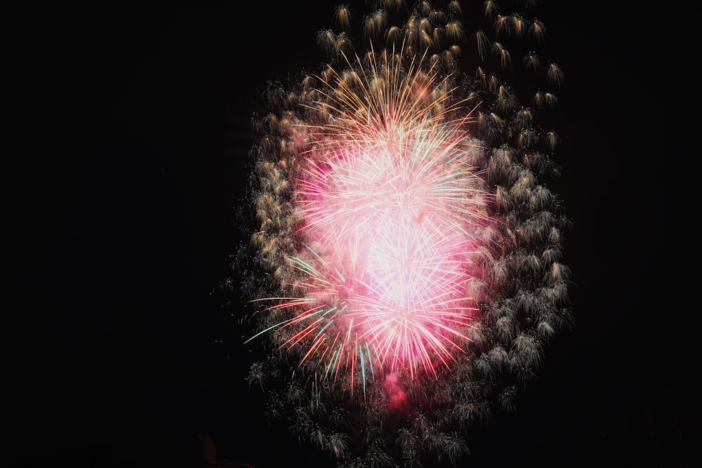 fireworks display at night