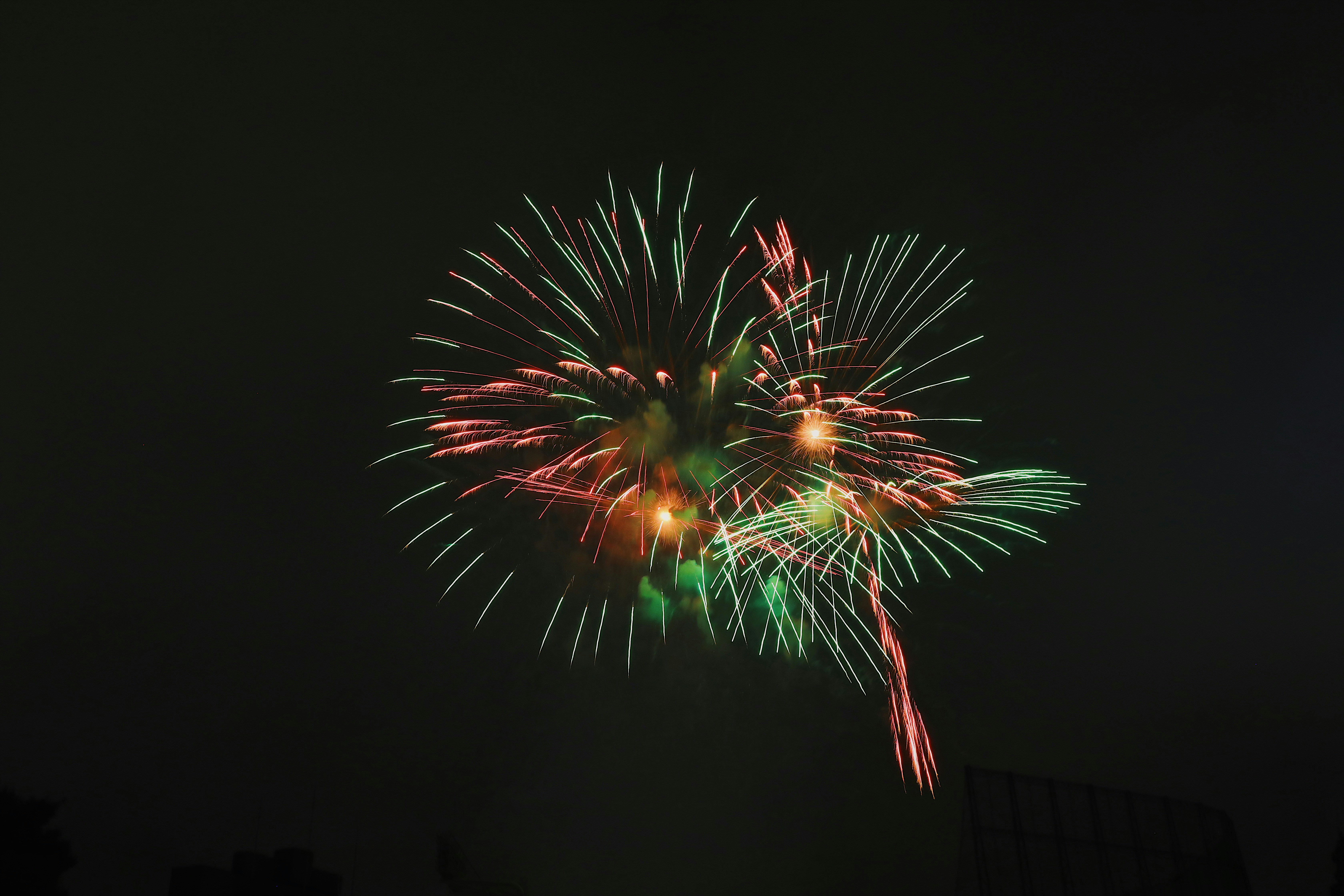 fireworks display at night