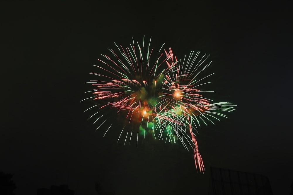 fireworks display at night