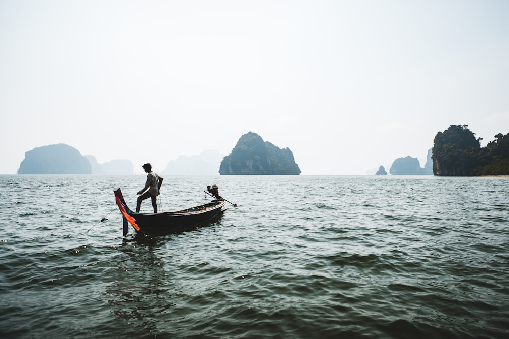 boy on boat