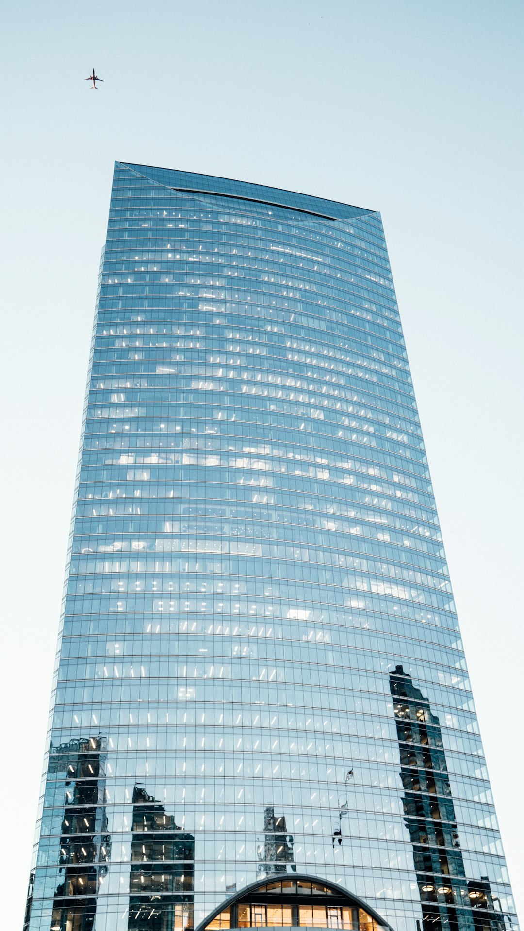 mirror high rise building in low angle photo