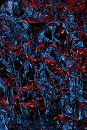 red and black abstract painting
