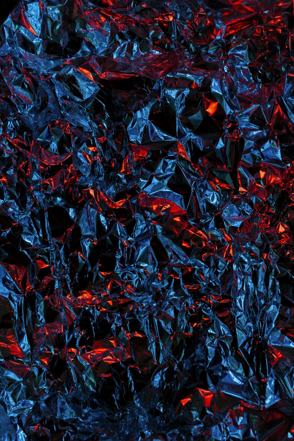 cuadro abstracto rojo y negro